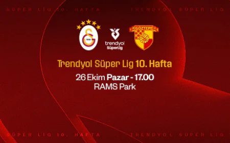 Geri Sayım Başladı! Galatasaray - Göztepe