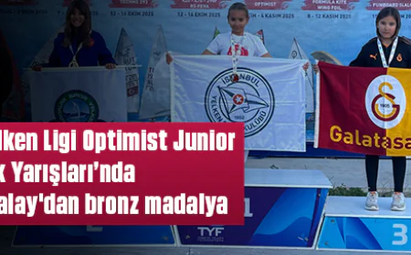 Lila Atalay, TYF Yelken Ligi Optimist Junior’da bronz madalya kazandı