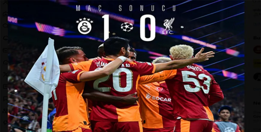 Galatasaray, Liverpool’u 1-0 Yenerek Şampiyonlar Ligi’nde Evinde Zafer Elde Etti