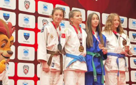 Ahsen İdil Öztürk, Avrupa Açık Judo Turnuvası’nda Gümüş Madalya Kazandı